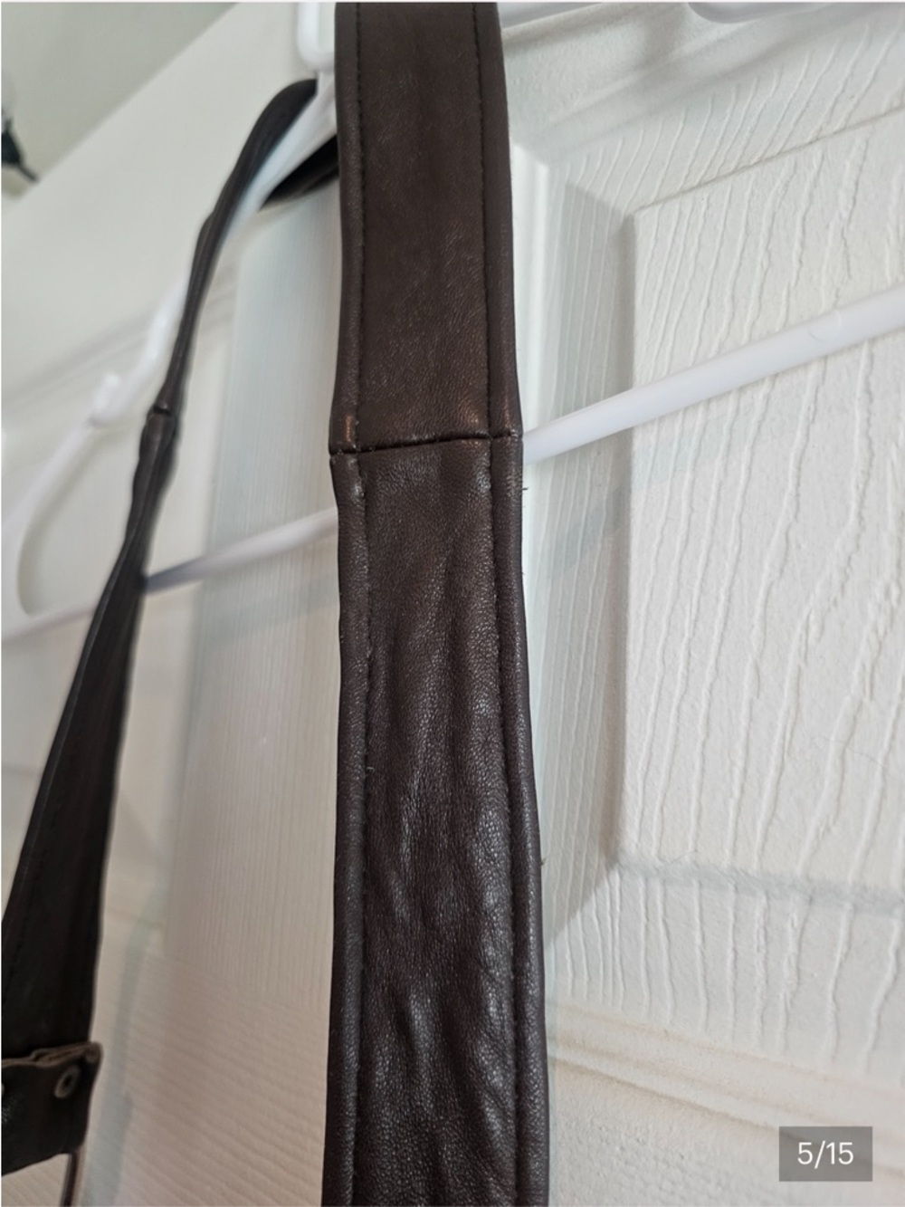 Free People Pelechecoco Cherokee/Elouise Hobo Fringe Vintage Brown Leather Bag - Picture 4 of 14
